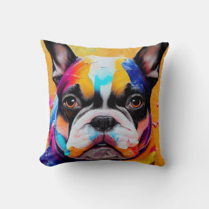 Französischer Bulldog Hund Niedliches liebenswerte Kissen