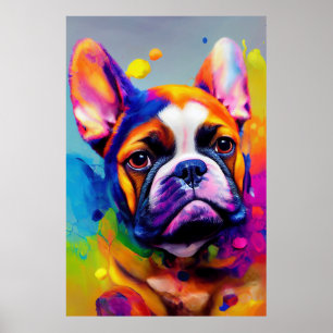Französischer Bulldog Hund Niedliches liebenswerte Poster