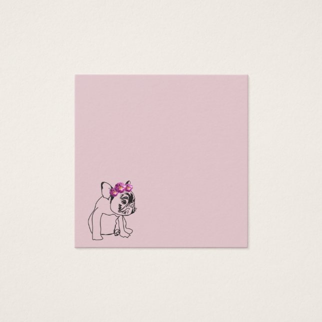 Französischer Bulldog Hund Sweet Art Standard Note (Vorderseite)