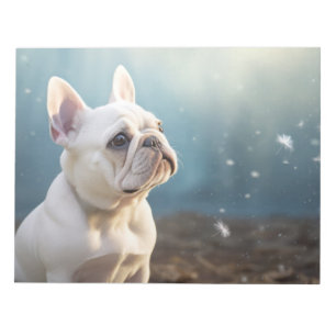 Französischer Bulldog Hund Tiere Ruhe Notizblock