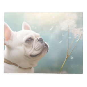 Französischer Bulldog Hund Tiere Ruhe Notizblock