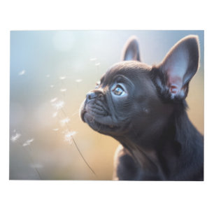Französischer Bulldog Hund Tiere Ruhe Notizblock