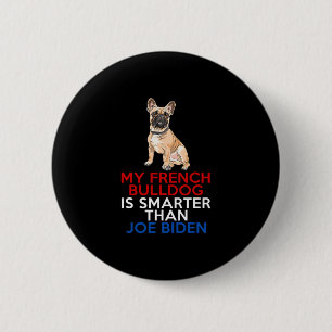 Französischer Bulldog ist schlauer als Joe Biden F Button