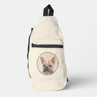 Französischer Bulldog Malerei Fawn Niedlich Origin
