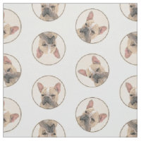 Französischer Bulldog Malerei Fawn Niedlich Origin