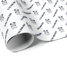 Französischer Bulldog mit dem Namen Wrapping Paper