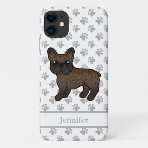 Französischer Bulldog Niedlicher Cartoon Dog & Nam Case-Mate iPhone Hülle