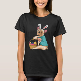 Französischer Bulldog Ostern Bunny Eggs Ostertag H T-Shirt