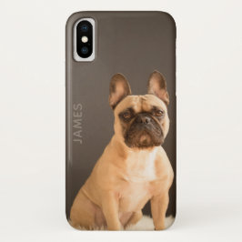 Französischer Bulldog Personalisierter Name | Hund Case-Mate iPhone 14 Hülle