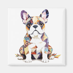 Französischer Bulldog Playful Adorable Fun Joyful Magnet