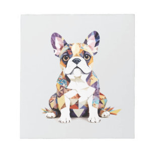 Französischer Bulldog Playful Adorable Fun Joyful  Notizblock