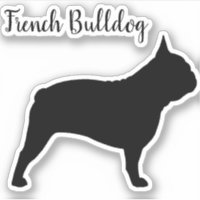 Französischer Bulldog-Profil Silhouette Frenchie D