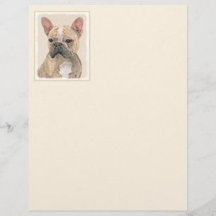 Französischer Bulldog (Sable) Gemälde - Niedlich O