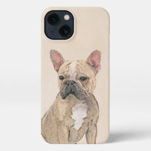 Französischer Bulldog (Sable) Gemälde - Niedlich O iPhone Hülle