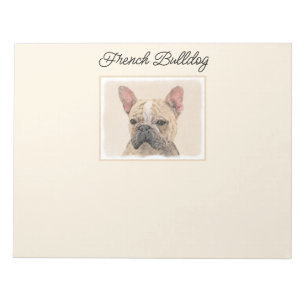 Französischer Bulldog (Sable) Gemälde - Niedlich O Notizblock