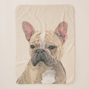 Französischer Bulldog (Sable) Gemälde - Niedlich O Sherpadecke