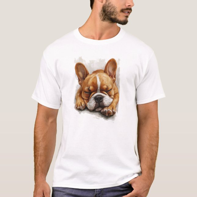 Französischer Bulldog-T - Shirt (Vorderseite)