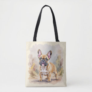 Französischer Bulldog Tan Fawn-farbener Niedlicher Tasche