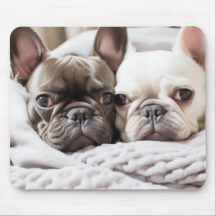 Französischer Bulldog Tier Schönheit Warme Cuddle Mousepad