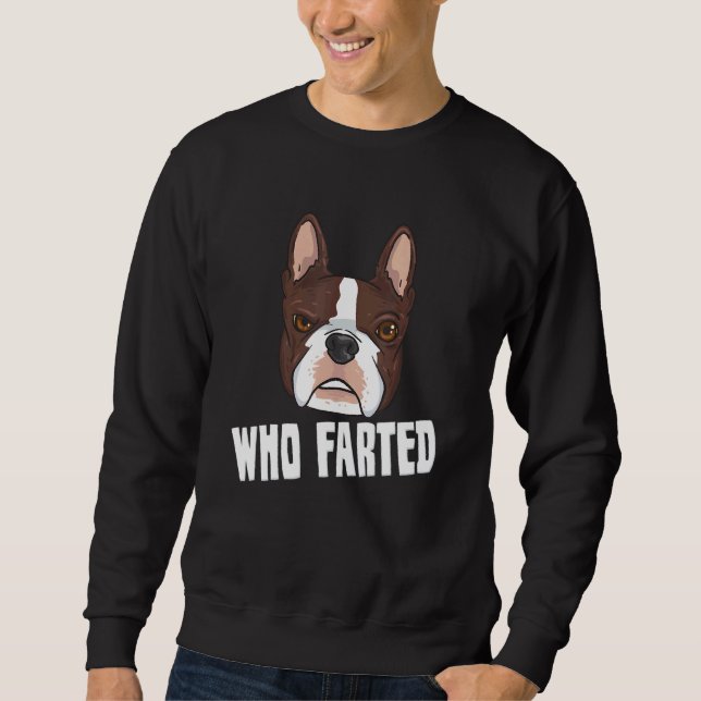 Französischer Bulldog und Boston Terrier Zitat, de Sweatshirt (Vorderseite)