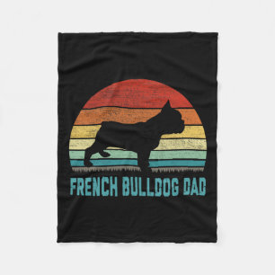 Französischer Bulldog-Vater - Hund Lover Fleecedecke