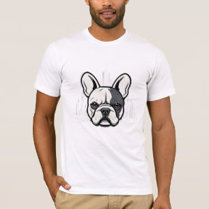 Französischer Bulldog Vector Art Animal Moderne St T-Shirt