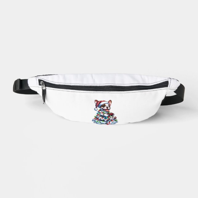 Französischer Bulldog Video Game Controller Lichts Bauchtasche (Vorderseite)