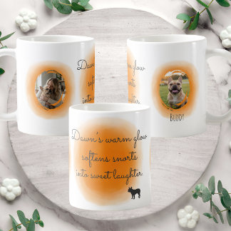 Französischer Bulldogge-Kaffeebecher mit individue Kaffeetasse