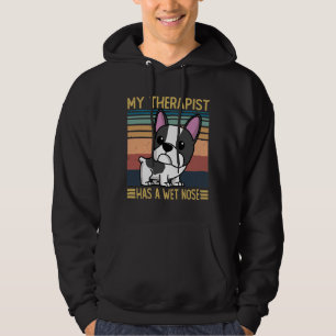 Französischer Bulldogge Mein Therapeut hat eine we Hoodie