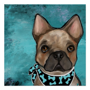 FRANZÖSISCHER BULLDOGGE POSTER