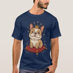 Französischer Bulldoggen-König Süßer Franzose Hund T-Shirt