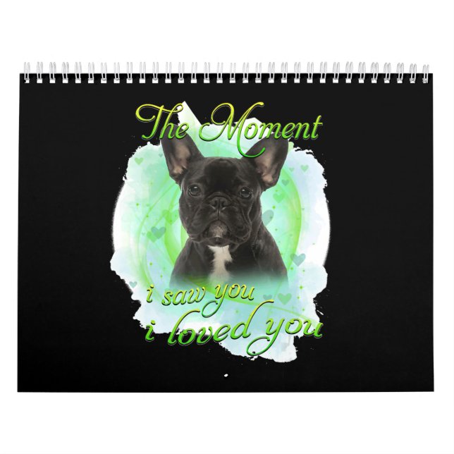Französischer Bulldoghund - Ich liebe dich für Hun Kalender (Titelbild)