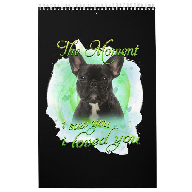 Französischer Bulldoghund - Ich liebe dich für Hun Kalender (Titelbild)