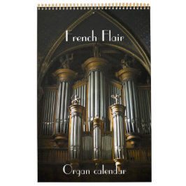 Französischer Flair - französische Organs Kalender