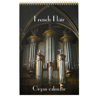 Französischer Flair - französische Organs Kalender