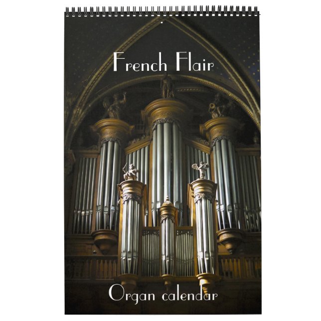 Französischer Flair - französische Organs Kalender (Titelbild)