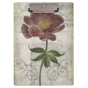 Französischer Floral I Klemmbrett