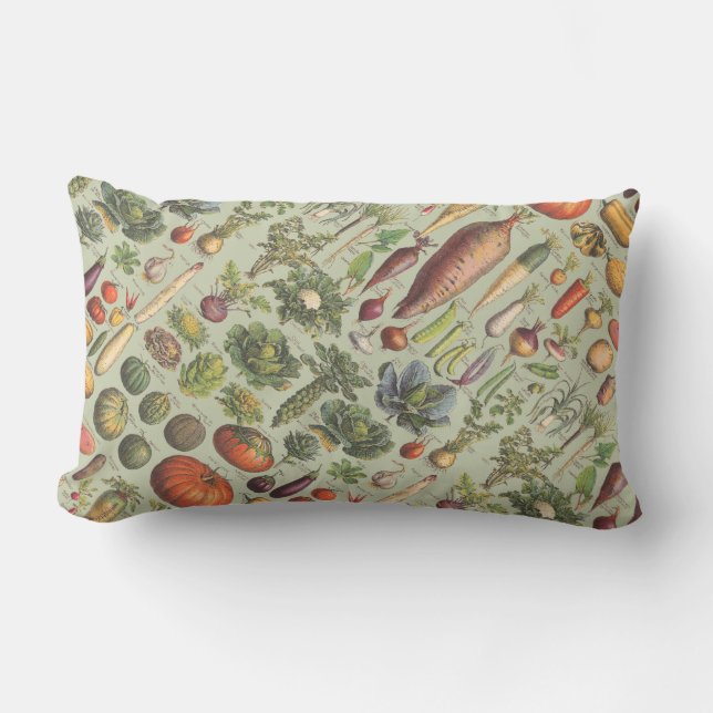 Französischer Führer zum Garten Lendenkissen (Vorderseite)