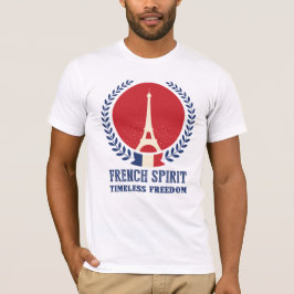 Französischer Geist Zeitlose Freiheit T-Shirt