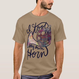 Französischer Horn-Spaß T-Shirt