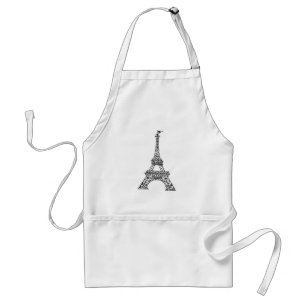 Französischer Koch Eiffel Tower Tourist Sehenswürd Schürze