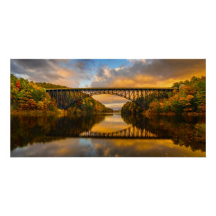 Französischer König Bridge im Fall Poster