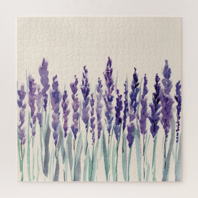 Französischer Lavendel: Aquarellbilder (Vertikal)