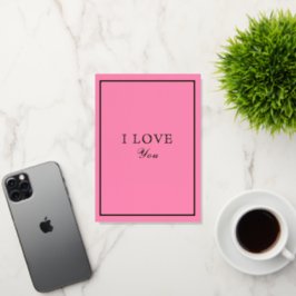 Französischer Macaron I Liebe You Pink