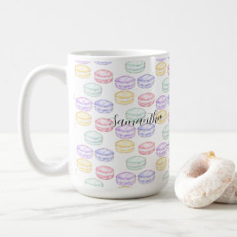 Französischer Macarons Kaffeetasse