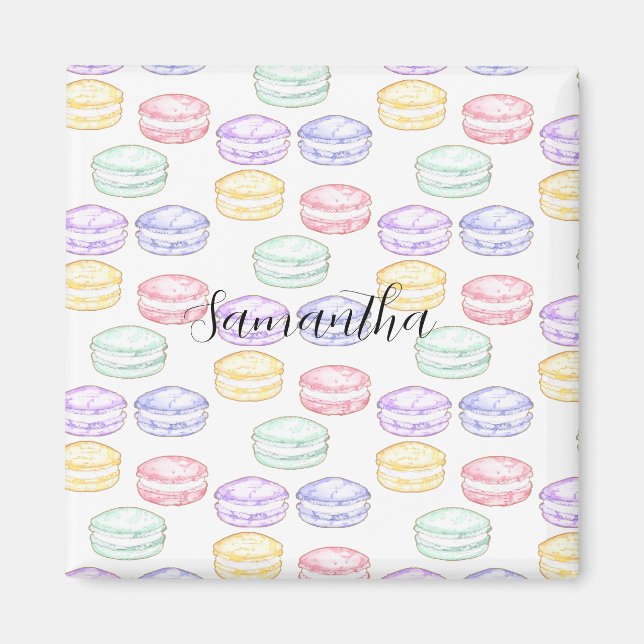 Französischer Macarons Magnet (Vorne)