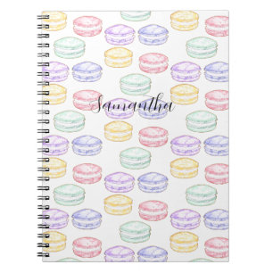 Französischer Macarons Notizblock