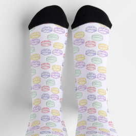 Französischer Macarons Socken