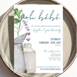 Französischer Markt - Blume - Einladung zur Kinder