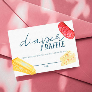 Französischer Markt - Käse - Beilage für Windeln Platzkarte